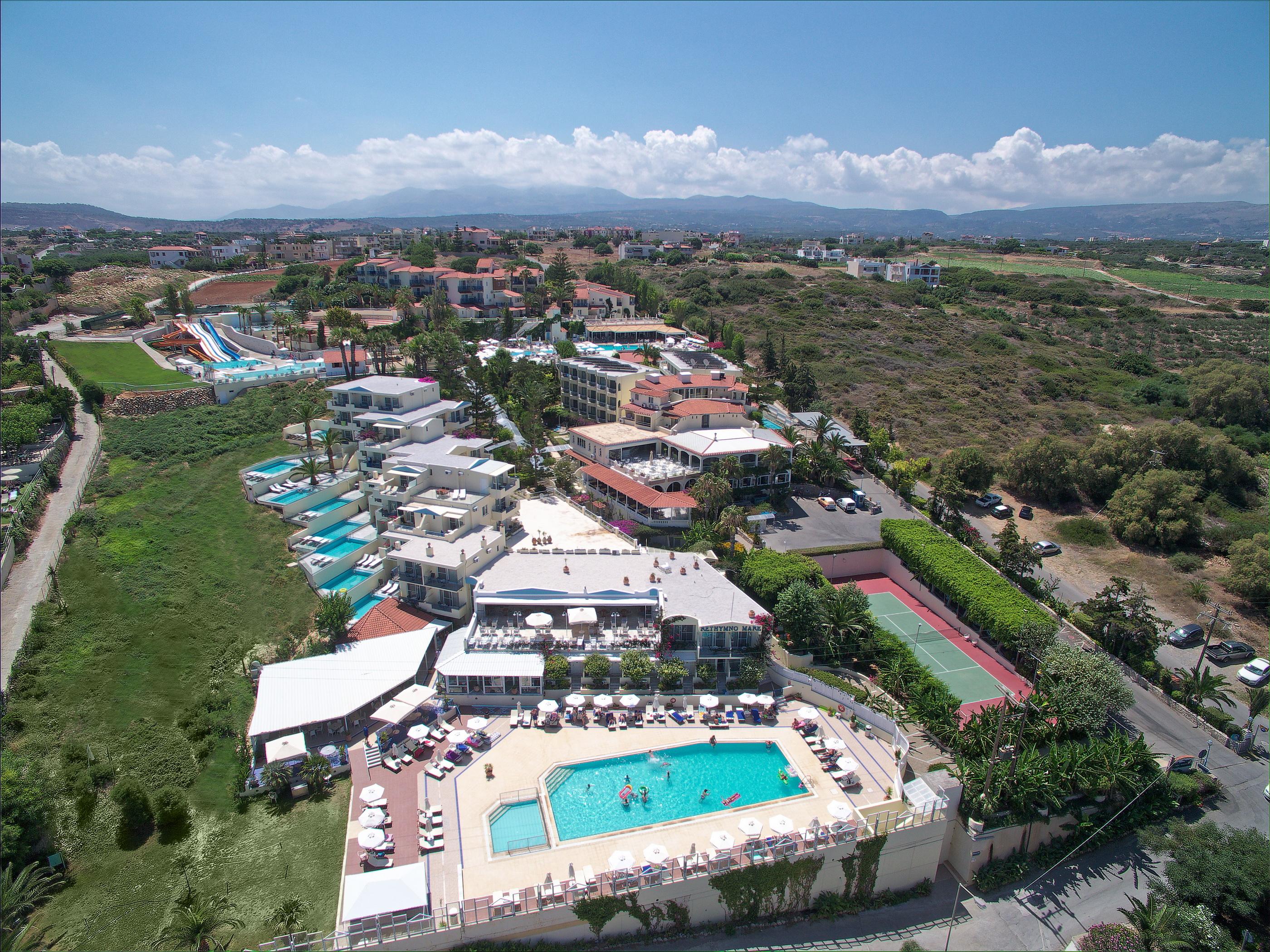 Rethymno Mare & Water Park Hotell Skaleta Exteriör bild