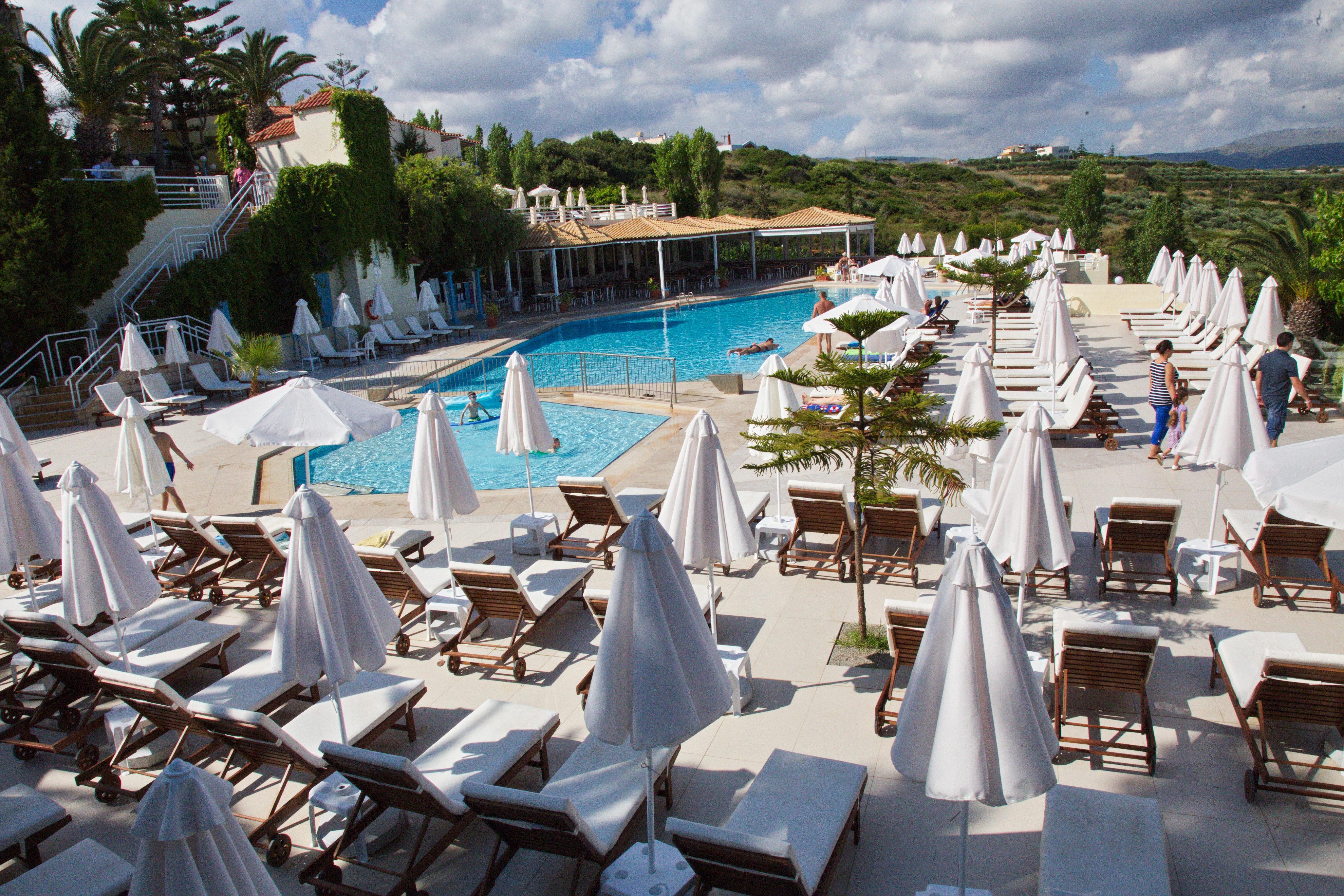 Rethymno Mare & Water Park Hotell Skaleta Exteriör bild