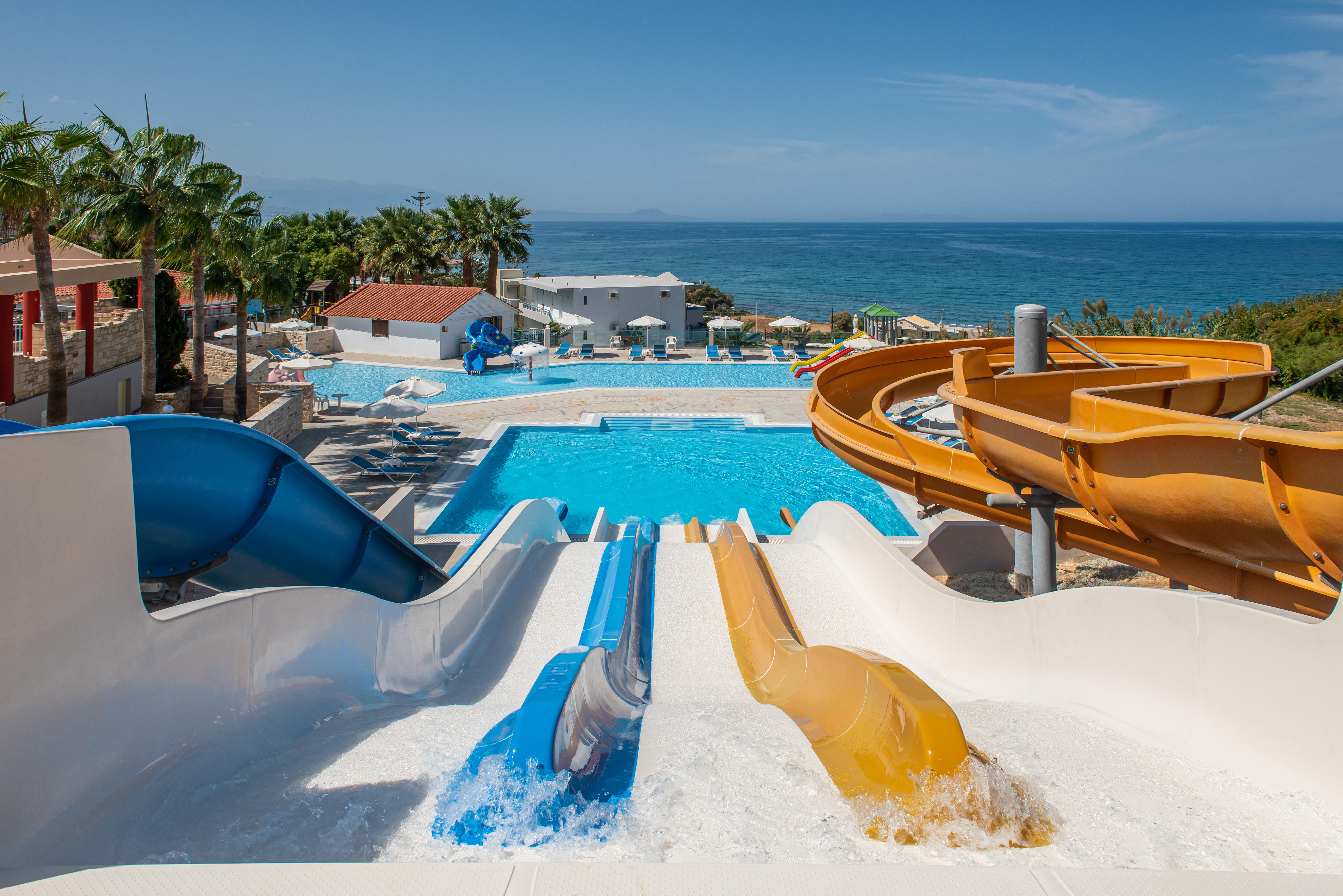 Rethymno Mare & Water Park Hotell Skaleta Exteriör bild